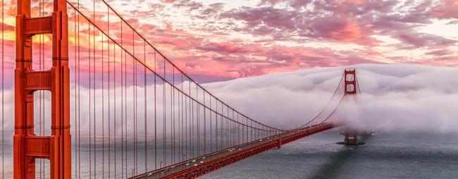Golden Gate with Fog